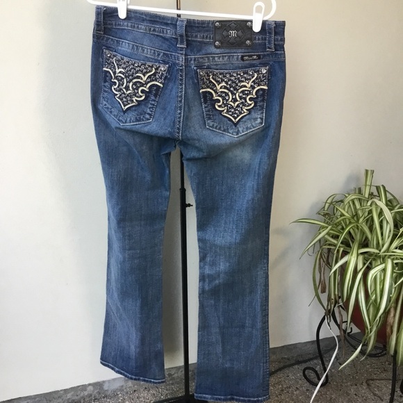 Miss Me Jeans Boot women's size 31 Bootcut Great Condition - Picture 4 of 16